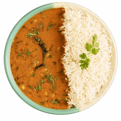 Mini Thali (Dal + Rice)